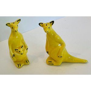 VTG Kangaroos and Joeys Salt and Pepper Shakers Japan